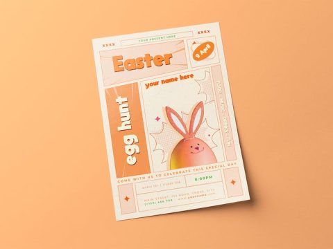 Easter Egg Hunt Flyer FENQ8LS
