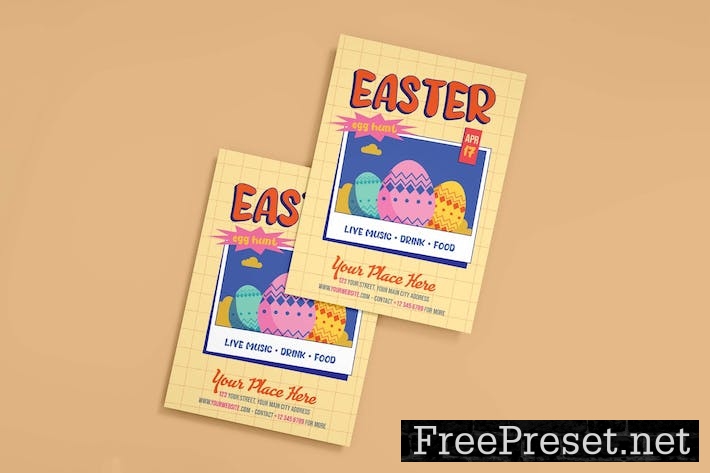 Easter Egg Hunt Flyer WPWC8U3