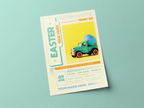 Easter Egg Hunt Flyer XG7LKZ8