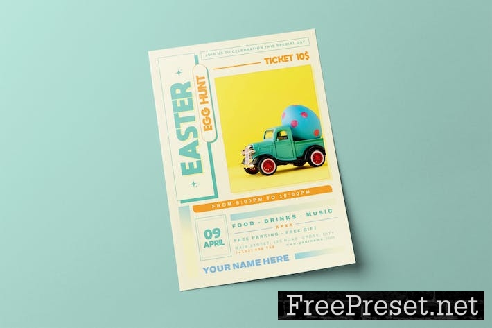 Easter Egg Hunt Flyer XG7LKZ8