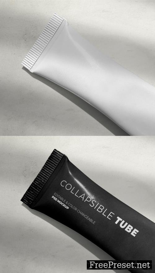 Editable Collapsing Tube Mockup 440290063