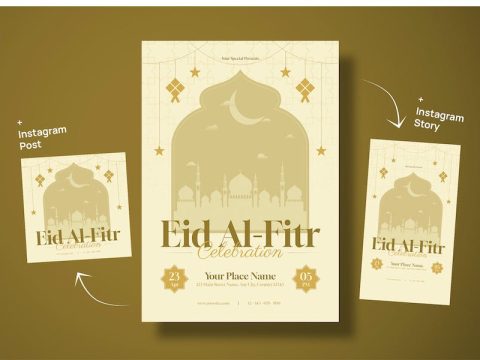 Eid Al Fitr Celebration Flyer 29XXAT3