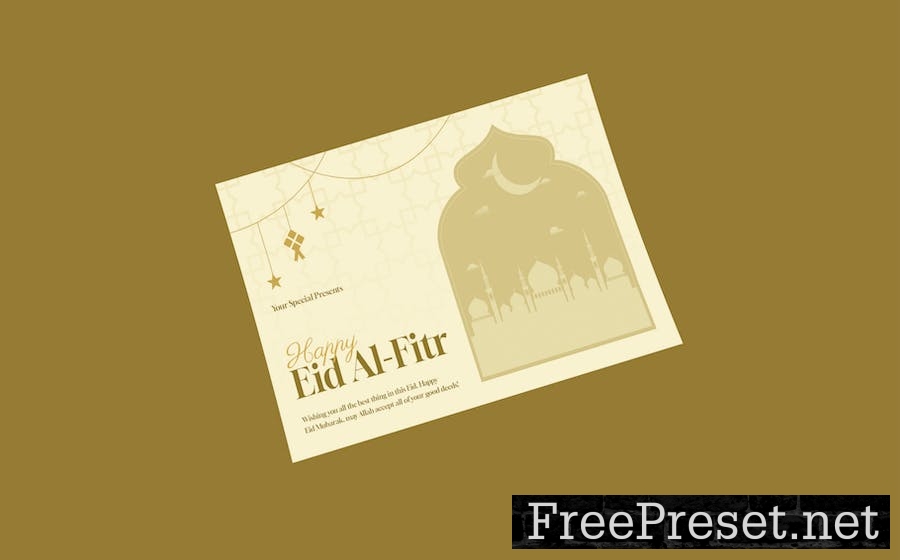 Eid Al Fitr Greeting Card