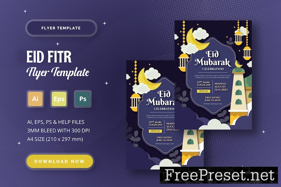 Eid Fitr - Flyer Template PWEF2SH