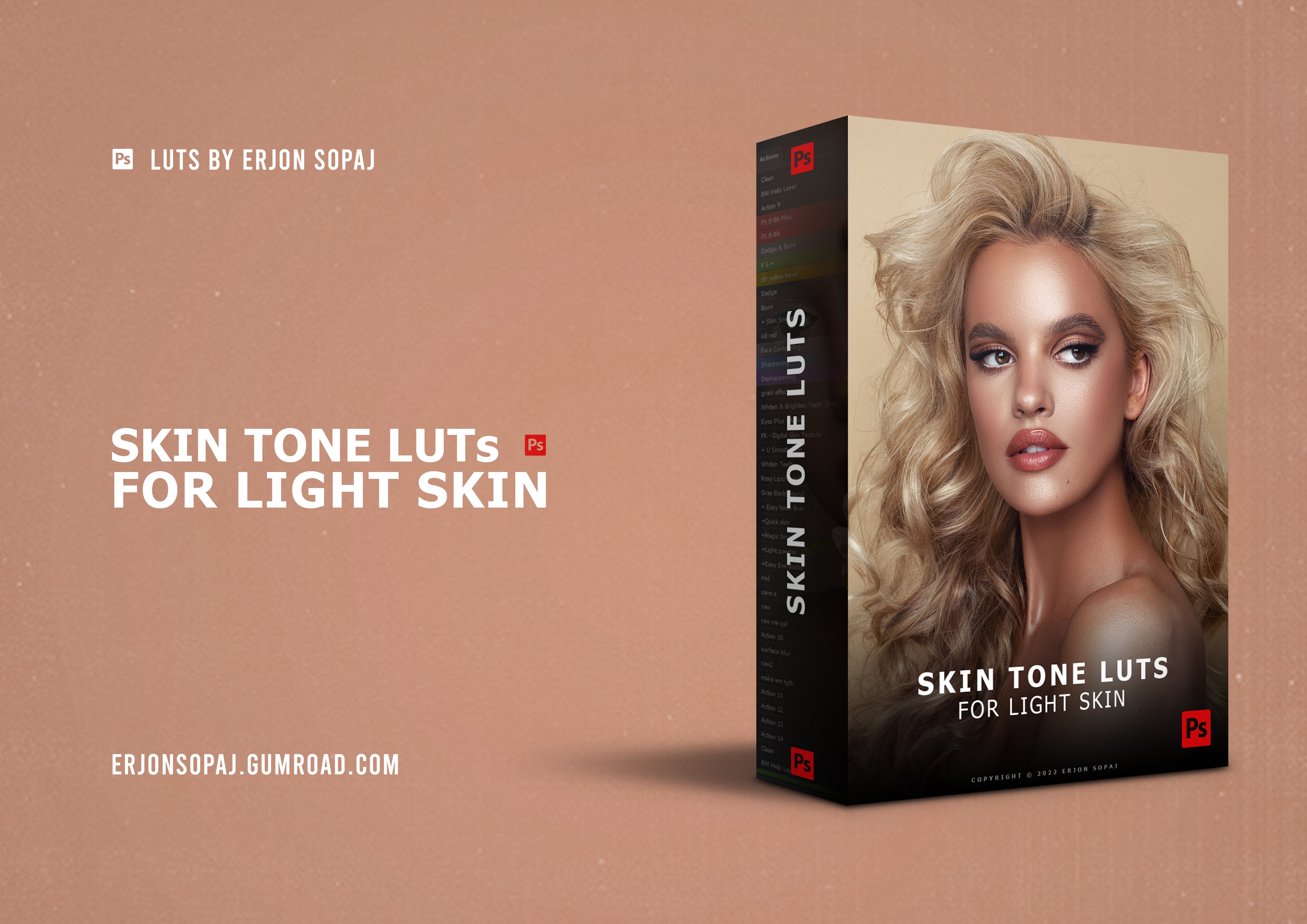 Erjon Sopaj - Skin Tone LUTs for Light Skin