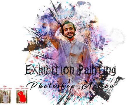 Exhibition Painting Photoshop Action 11013141