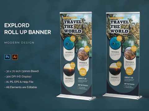 Explord - Roll Up Banner JCGKUM9