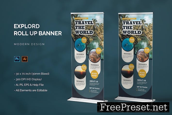 Explord - Roll Up Banner JCGKUM9