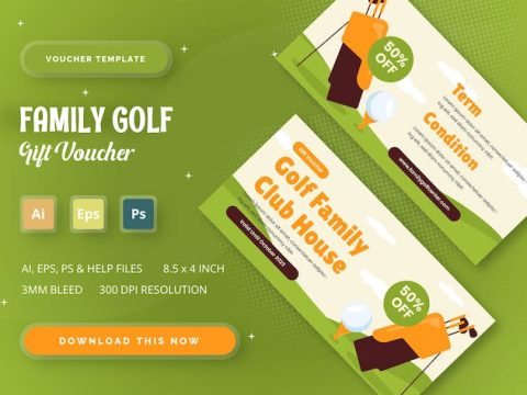 Family Golf - Gift Voucher Q8MA39N