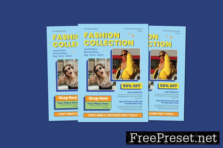 Fashion Collection Flyers P2P8AHE