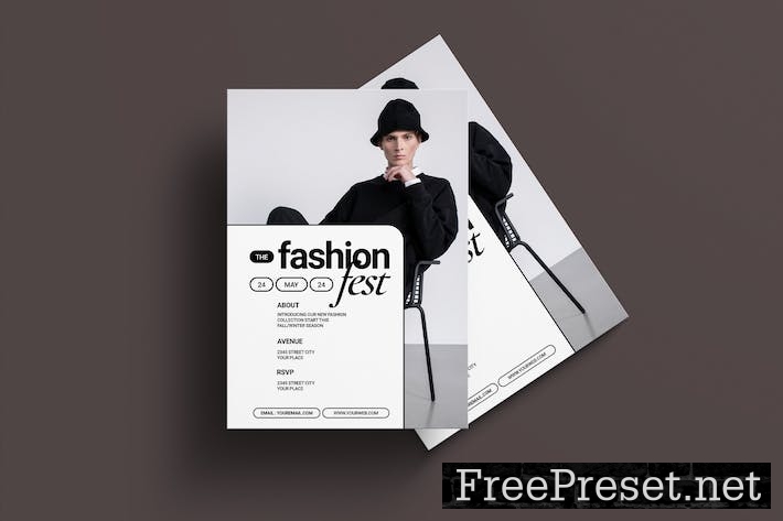 Fashion Fest Flyer 7A77ZUL