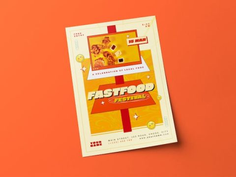 Fast Food Festival Flyer BUX3R77