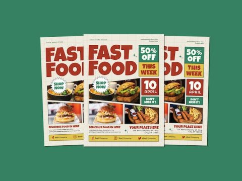 Fast Food Flyers X8T8GCL