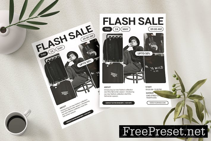 Flash Sale Flyer W56ZLWF