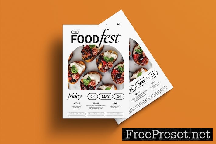 Food Fest Flyer L583ZC5