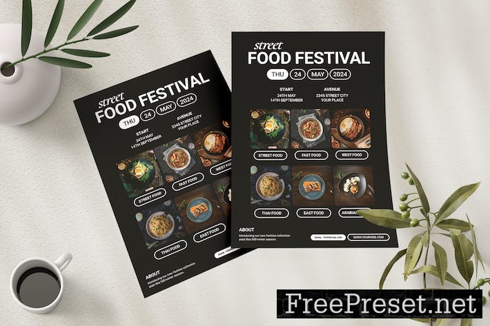 Food Festival Flyer X45VRPP