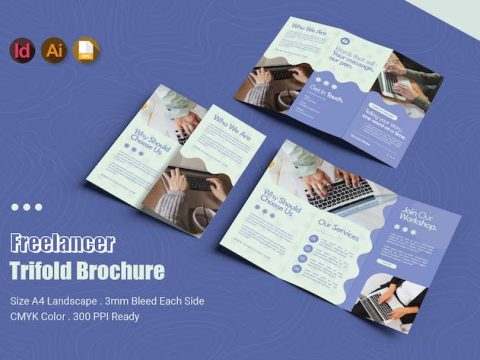 Freelancer Trifold Brochure EHZAR8T