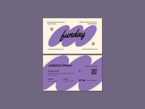 Funday Company Business Card ZR8DZQF