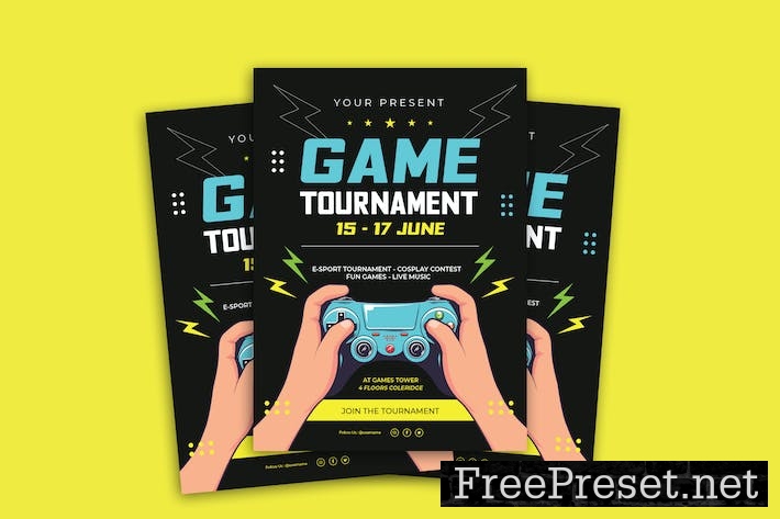 Game Tournament Flyer E974KSP