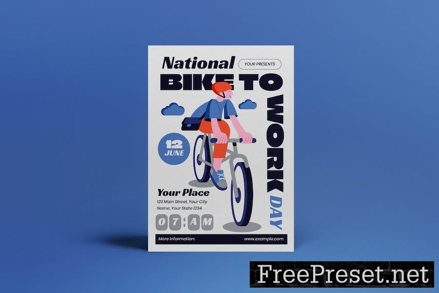 Grey National Bike to Work Flyer Set AHZFTT5