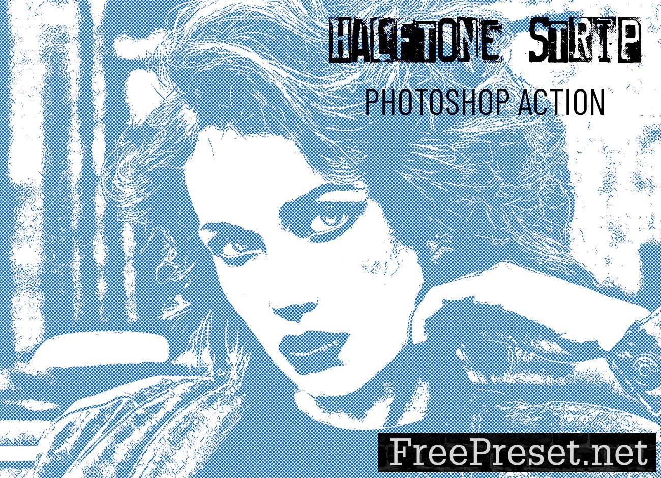 Halftone Effect PS Action Bundle 10976163