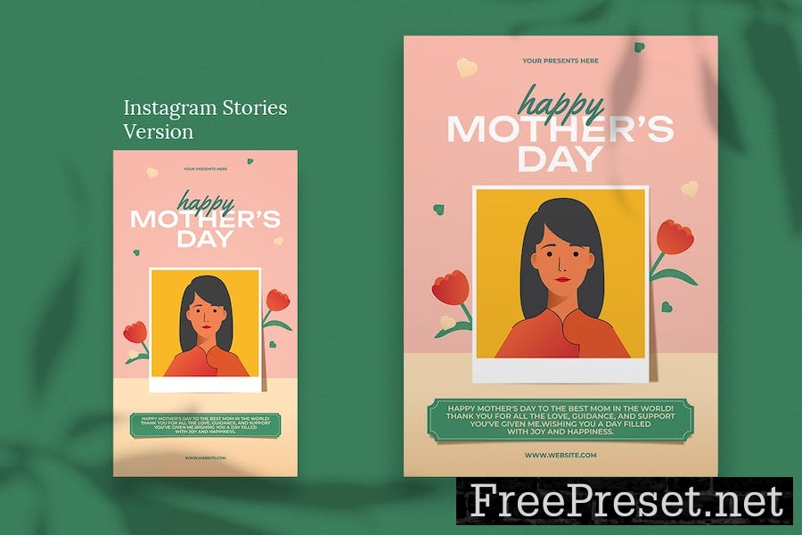 Hanama - Happy Mother's Day Flyer Set MXDE5WN