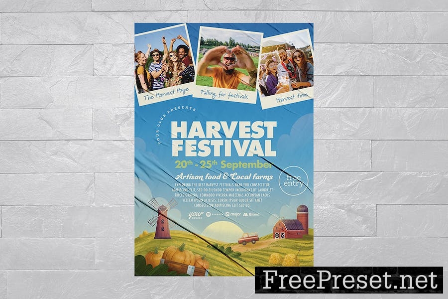 Harvest Festival Flyer Template