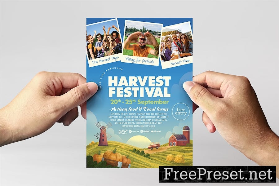 Harvest Festival Flyer Template