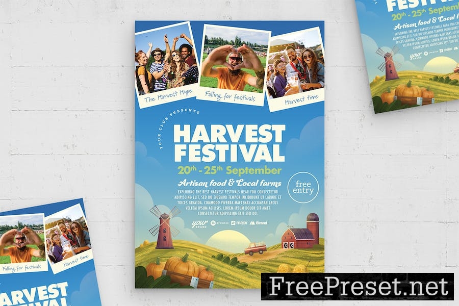 Harvest Festival Flyer Template