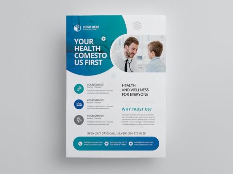 Health Flyer Template W8JDFBD