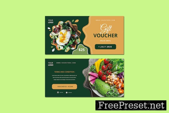 Healthy Food Resto Voucher MDJNH29