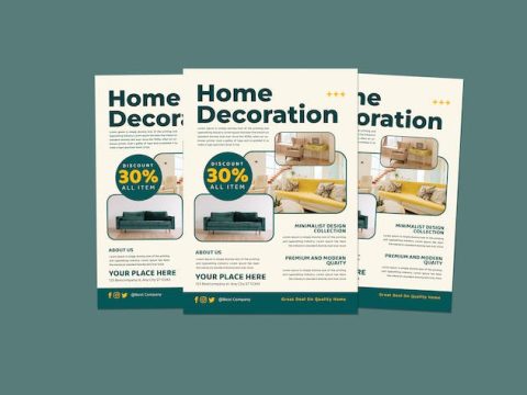 Home Decoration Flyers RSDFFHM