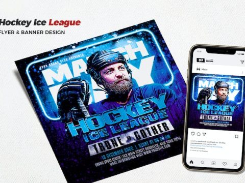 Ice Hockey Flyer CYHZMKP