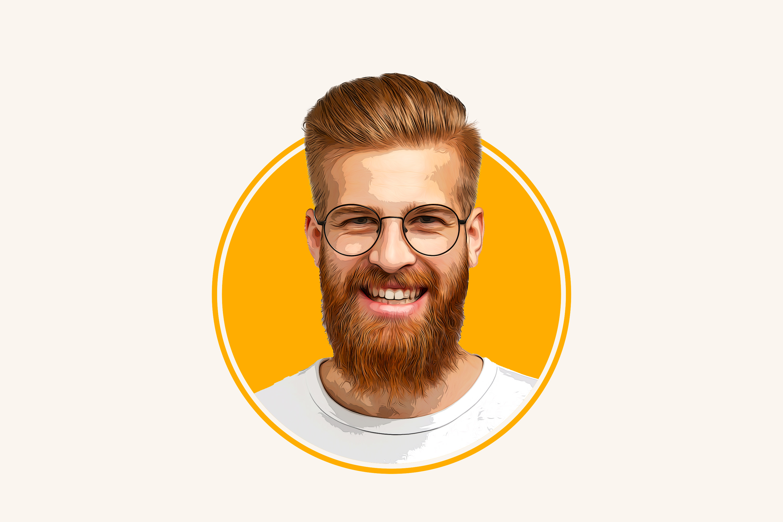 Illustration Circle Profile Picture Photoshop Mockup 40382829