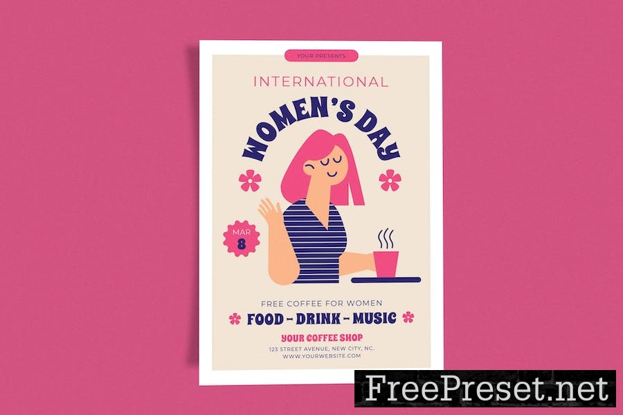 International Womens Day Free Coffee EKA2VLY