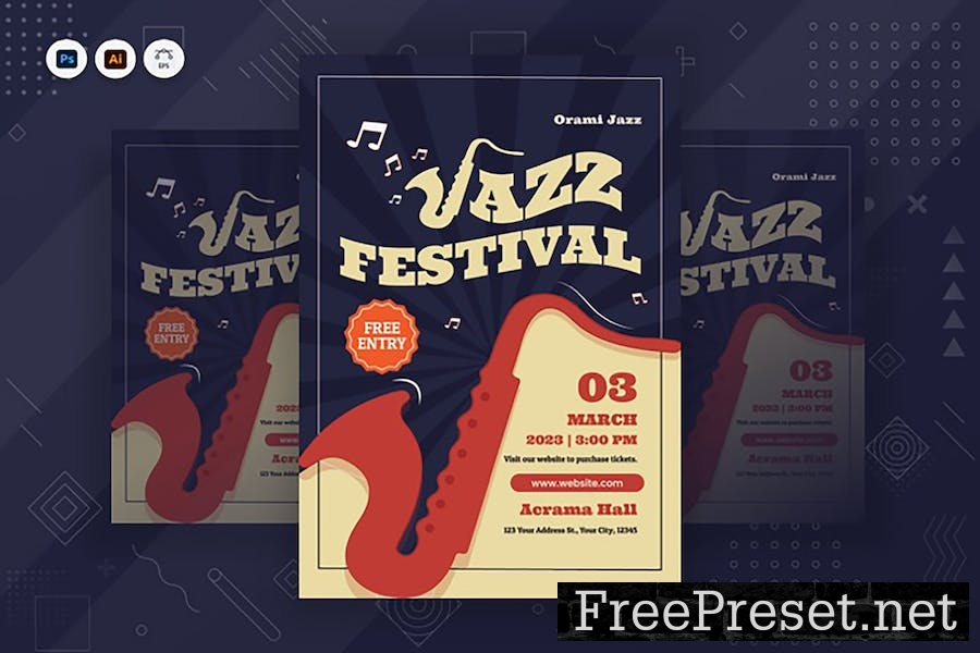 Jazz Festival Poster G7ABYKC