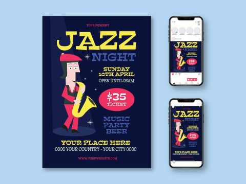 Jazz Night Flyer GPG8TMG