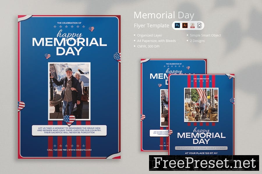 Karena - Memorial Day Flyer 9JCYMY2