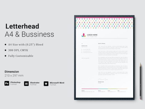 Letterhead Template 8Y7SVUS