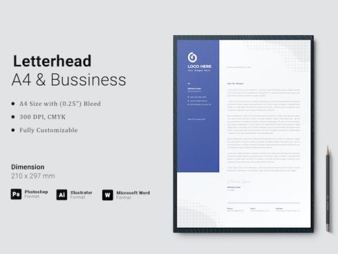 Letterhead Template WD9V6FZ