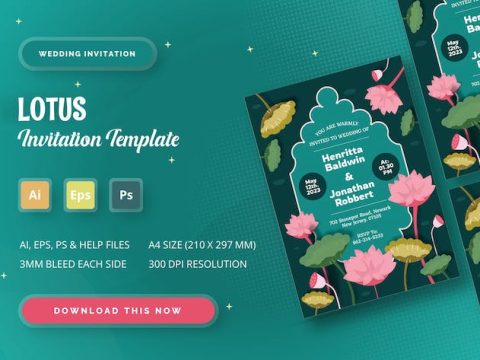 Lotus - Wedding Invitation VWJFGA4