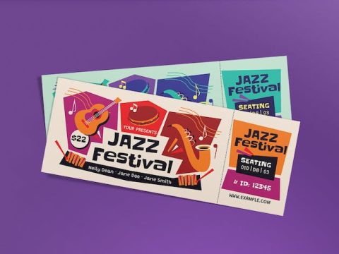 Magenta Mid Century Jazz Festival Ticket FWFV99D