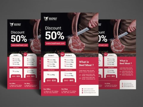 Meat Butcher - Flyer Template JJ6VY6J