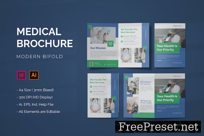 Medical Care - Bifold Brochure