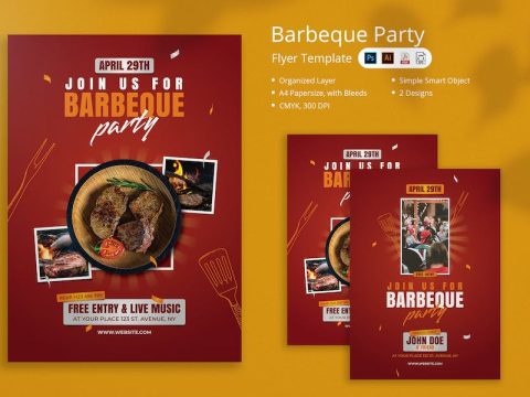 Metha - Barbeque Party Flyer 3S6EL7M