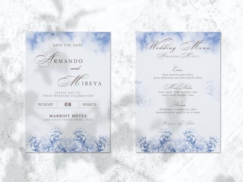 Minimalist Wedding Invitation