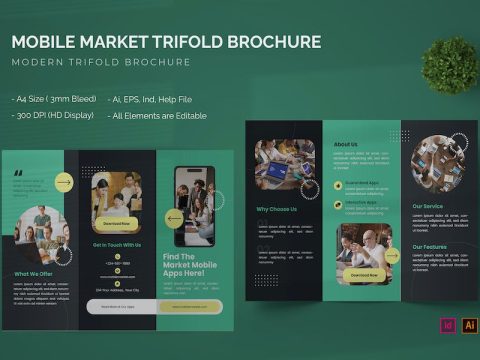 Mobile Market - Trifold Brochure C65352P