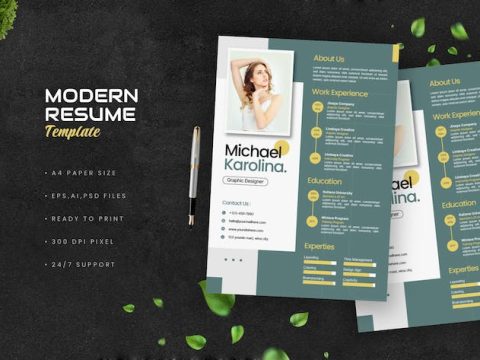 Modern Creative Resume WCAT8EN