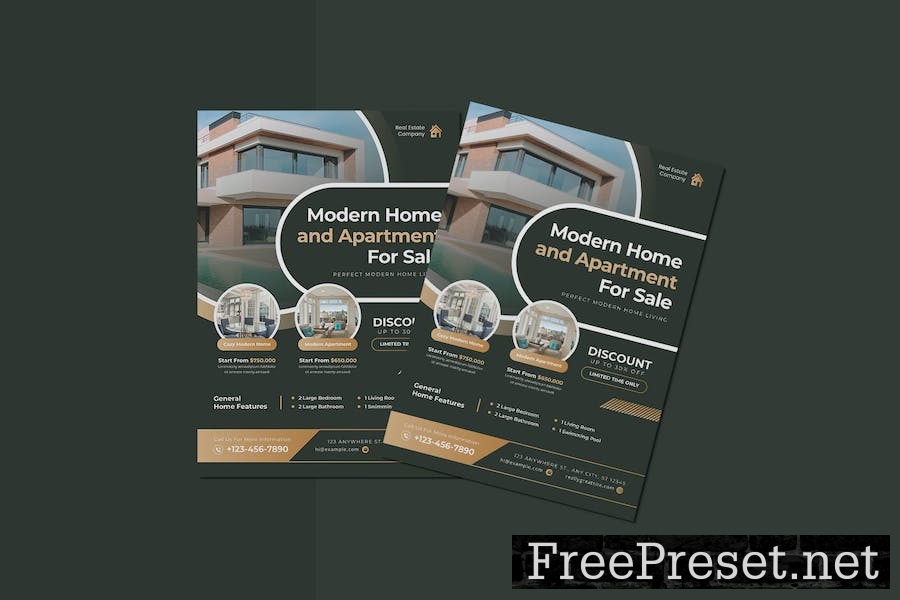 Modern Real Estate Flyer YE79XEM