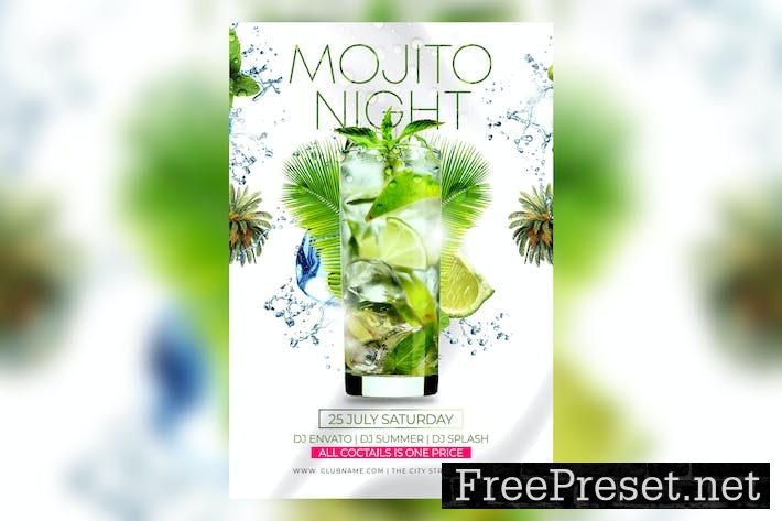 Mojito Night Flyer KGDAQJK